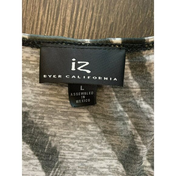 IZ Byer California Zebra Print Top - Picture 3 of 7